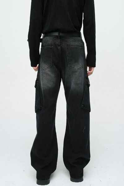 Baggy Jeans with Cargo Pockets - Damned Threads
